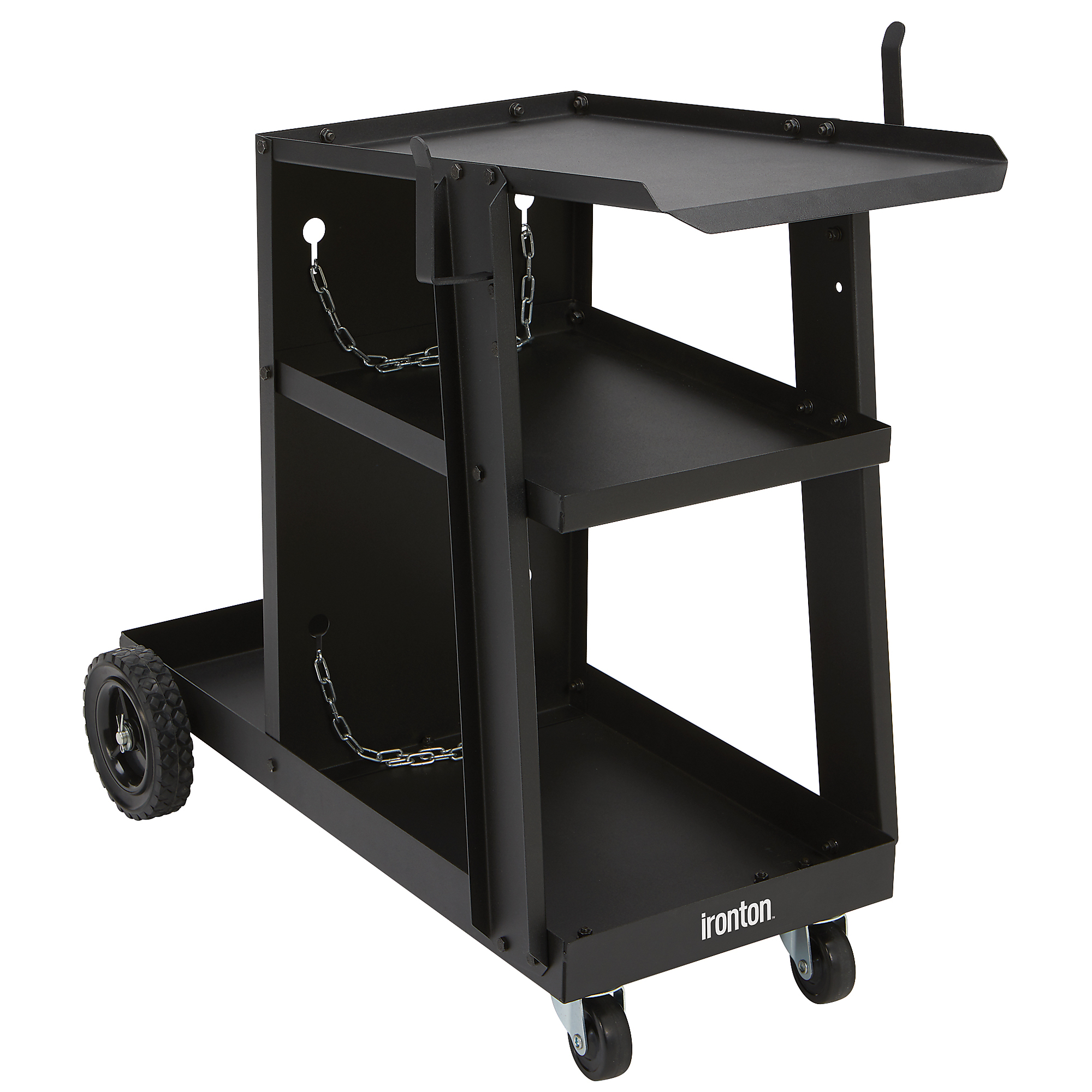 Ironton 3-Tier Welding Cart, 31-1/2in.L x 16-1/8in.W x 28in.H